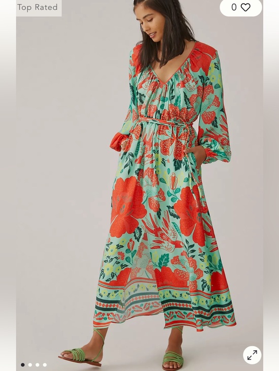 FARM Rio Dresses & Skirts - NWT retail $248 size M #Anthropologie,#FarmRio. Poppy Print Maxi Dress.